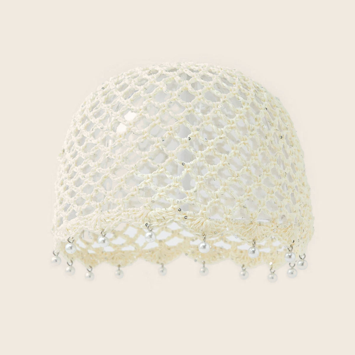 Bonnet Crochet Perles