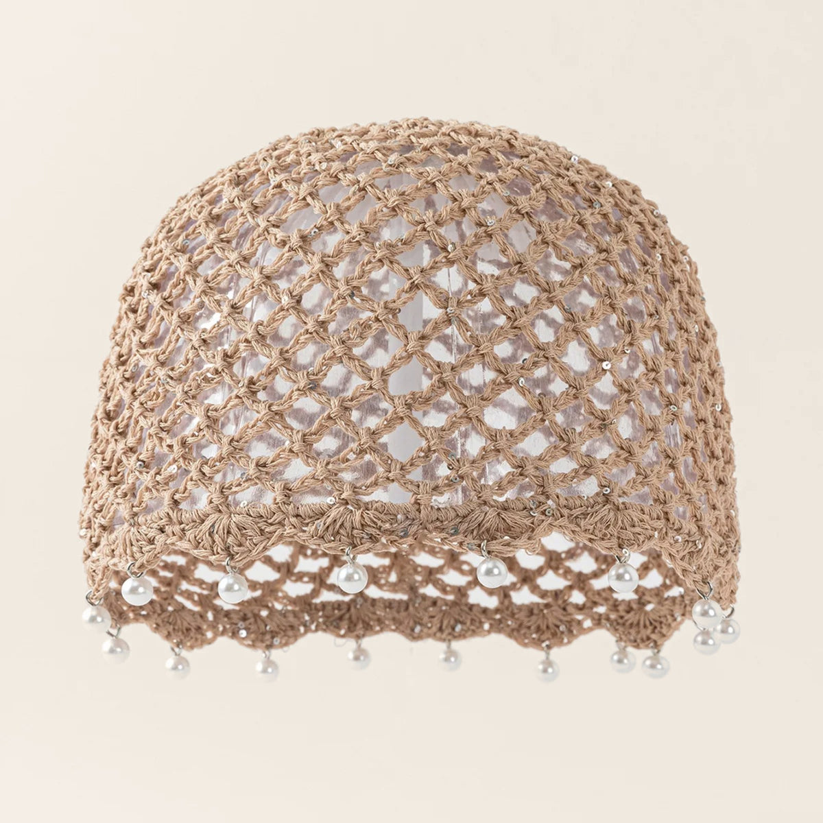 Bonnet Crochet Perles