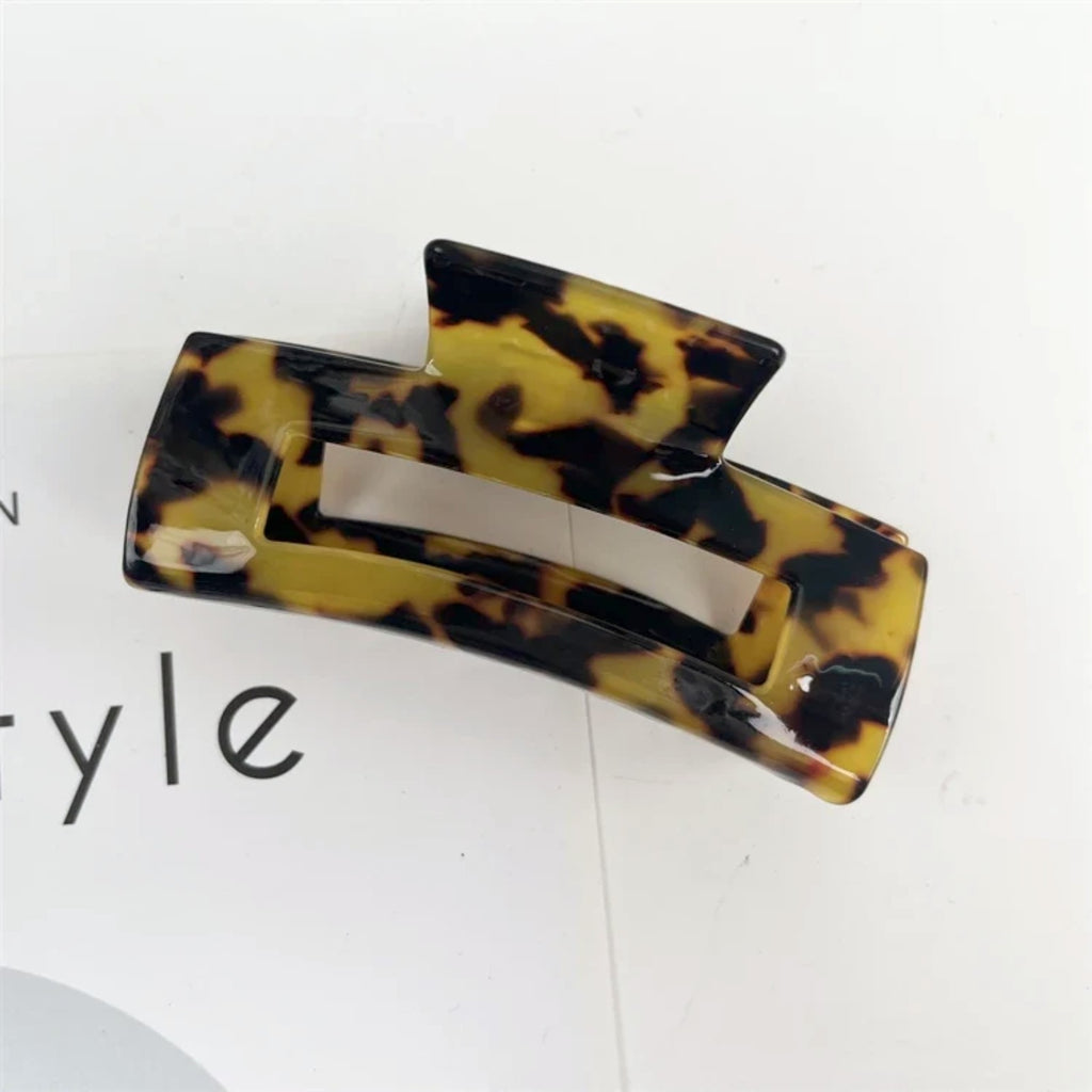 Grande Pince Rectangulaire en Acétate