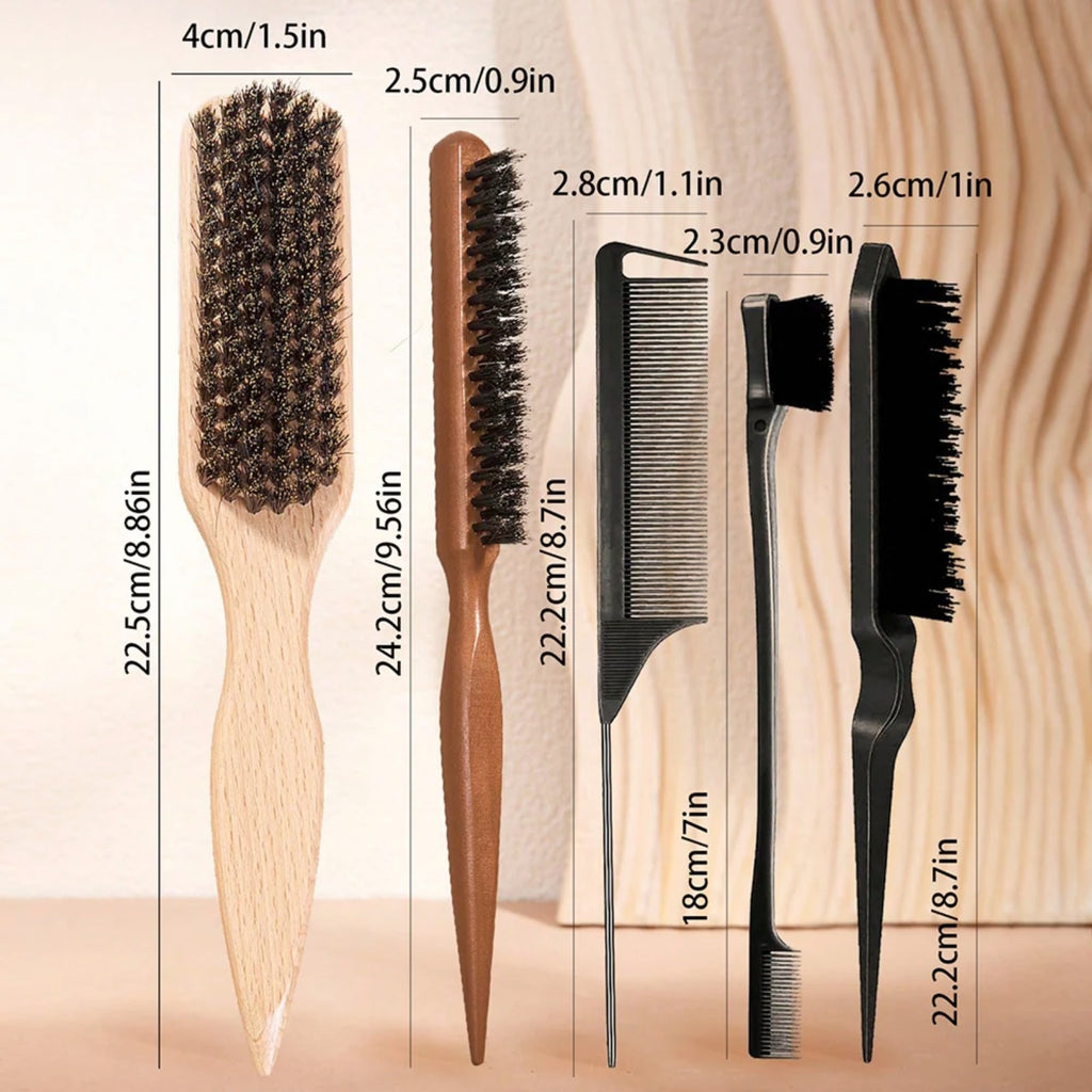 Kit Coiffure Plaquée — 5 pièces