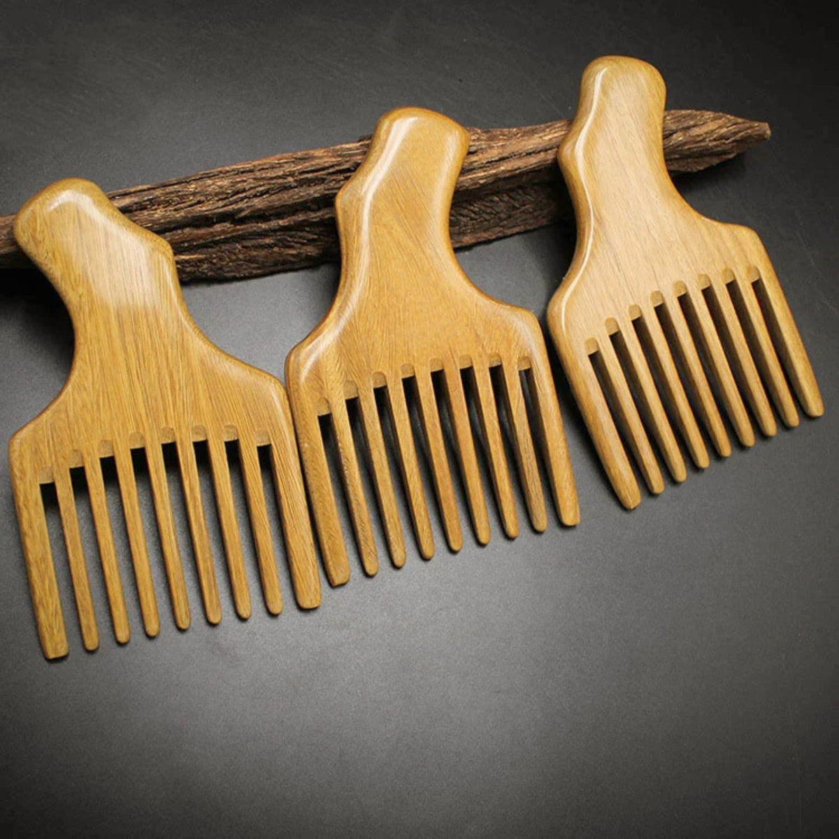 Peigne Afro en Bois de Santal