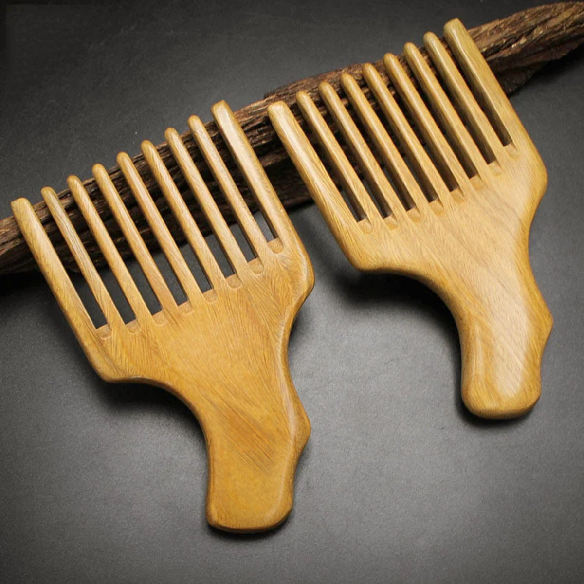 Peigne Afro en Bois de Santal