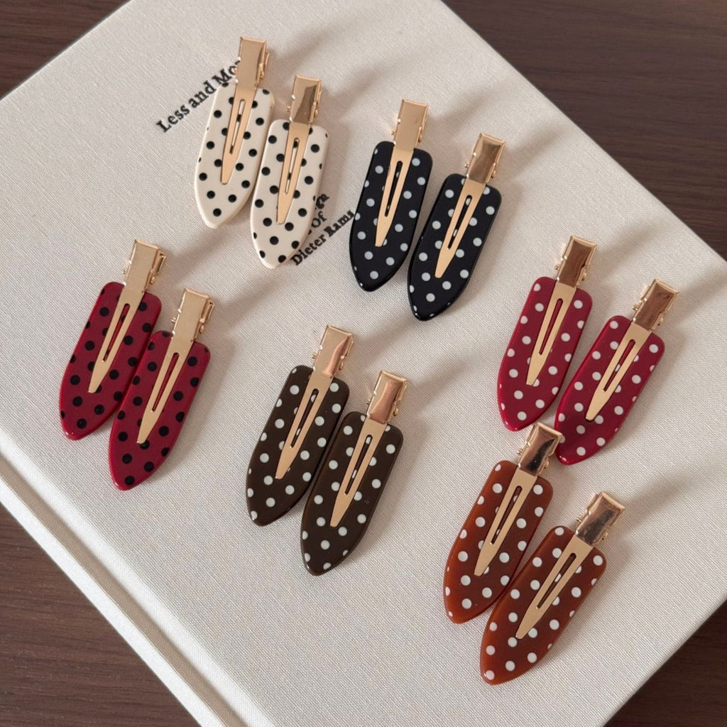 Pinces Sans Marque à Pois — lot de 2